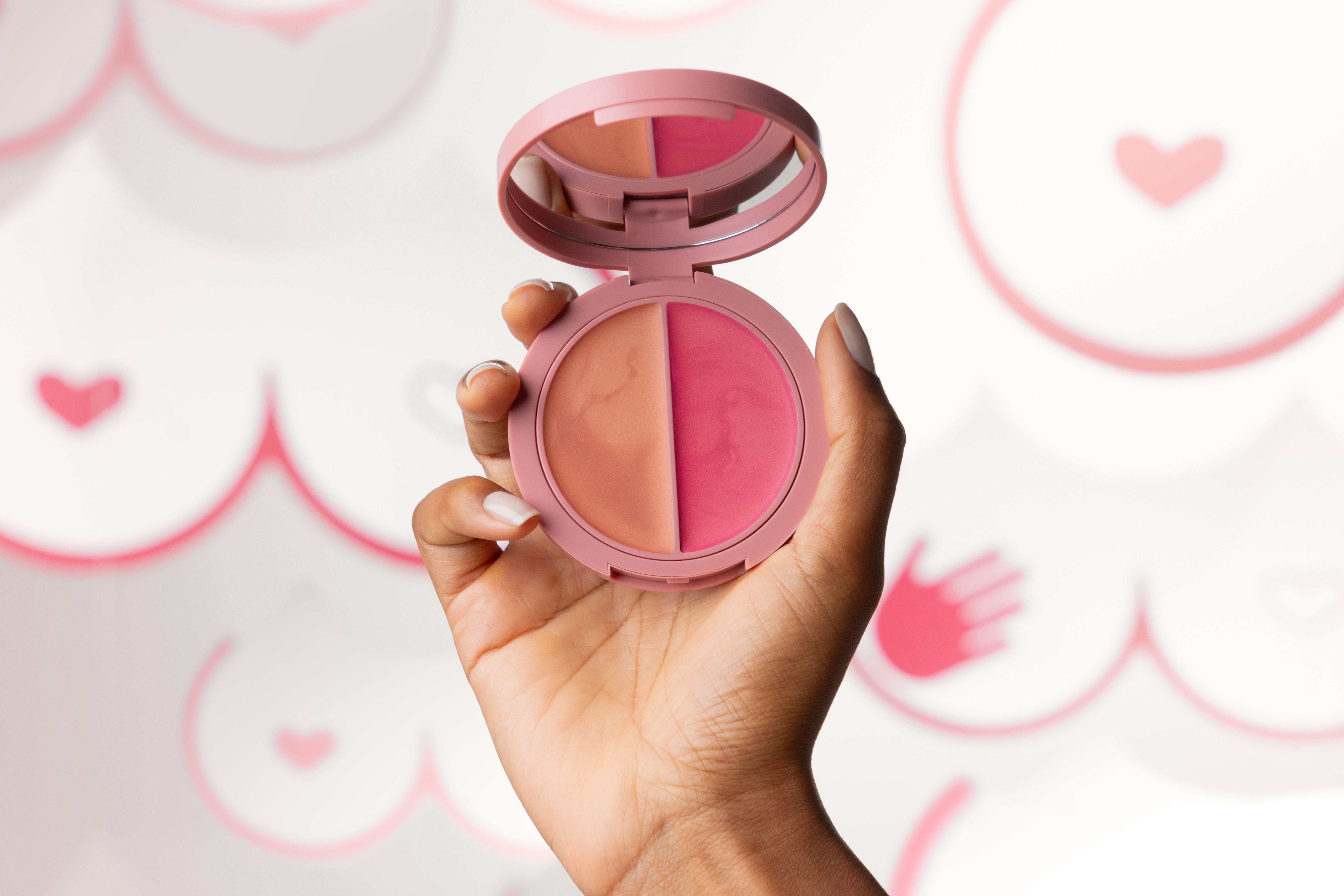 Duo blush: confira a nova embalagem para o Outubro Rosa