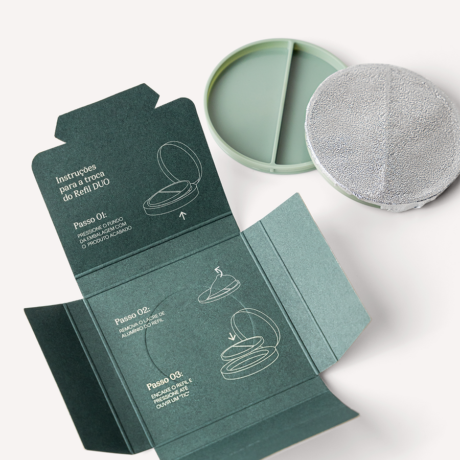 Refil Blush Iluminador Multifuncional | DUO Cinnamon & Golden