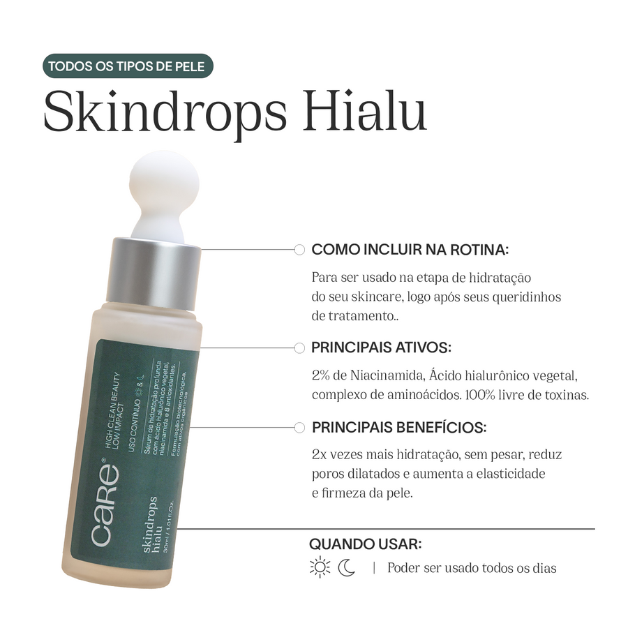 Sérum Ácido Hialurônico Travel Size | Mini Skindrops Hialu