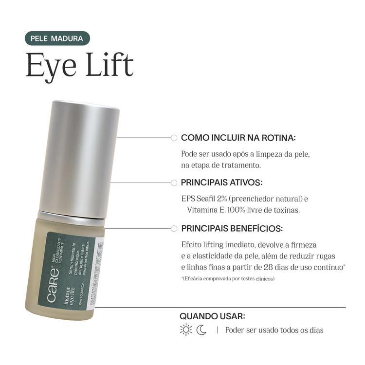 Sérum Preenchedor Para Olhos Instant Eye Lift - CARE NB – CARE