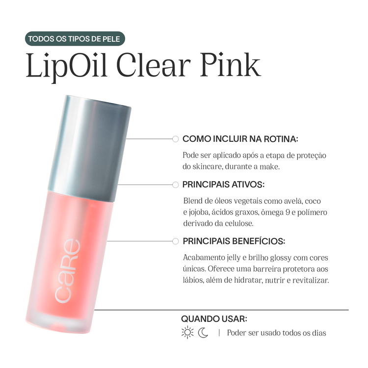Lip Oil Clear Pink
