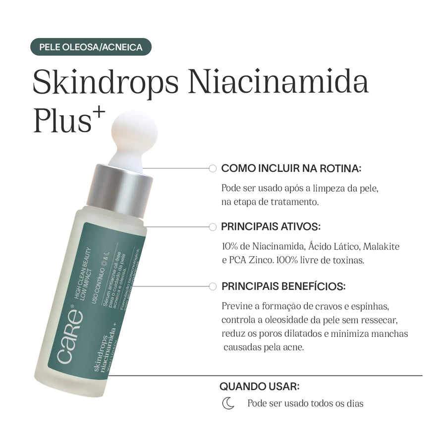 Sérum Niacinamida Travel Size | Mini Skindrops Niacinamida Plus