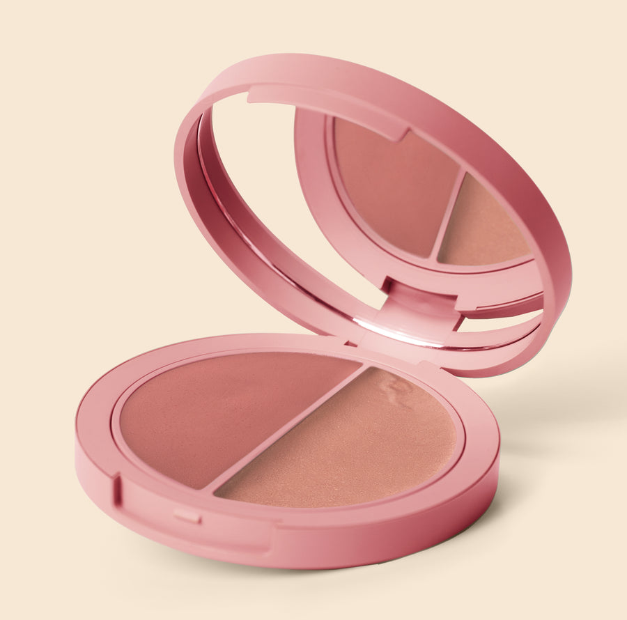 Blush Iluminador Multifuncional Outubro Rosa | DUO Mauve & Stardust