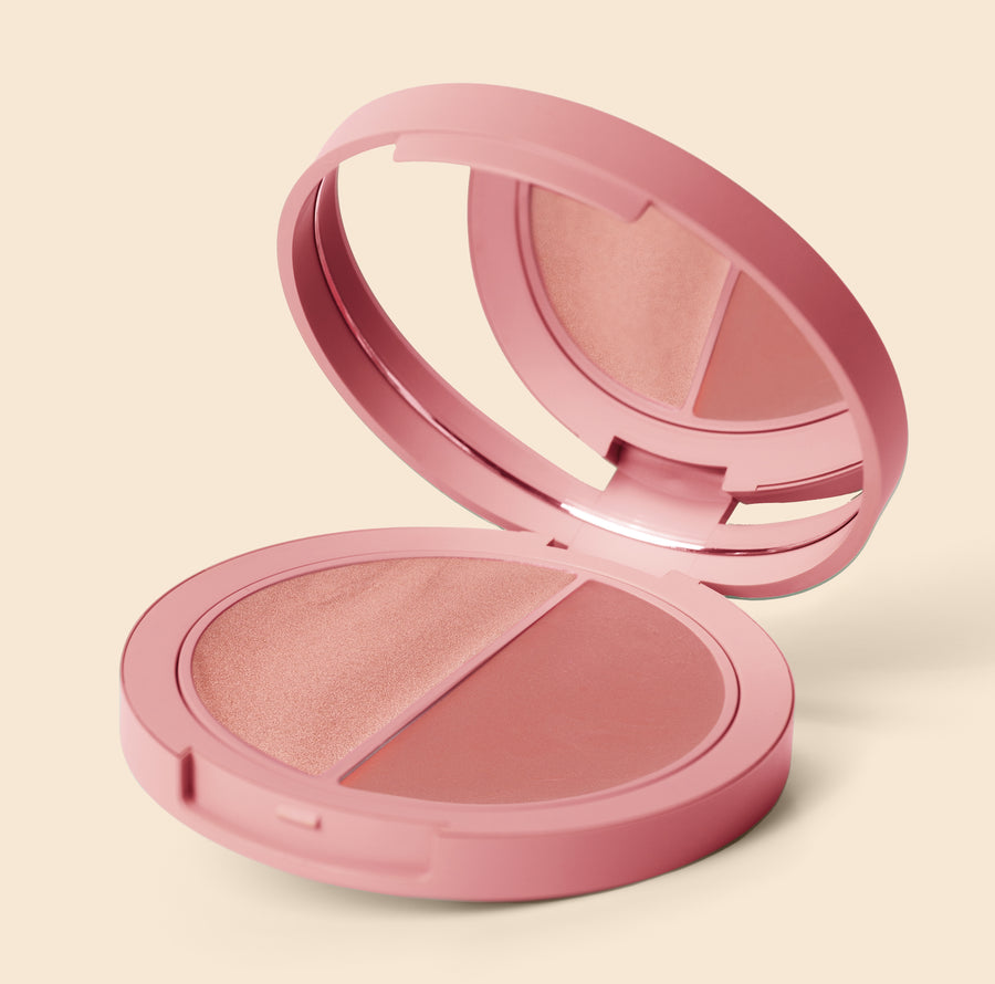 Blush Iluminador Multifuncional Outubro Rosa | DUO Terracota & Rose