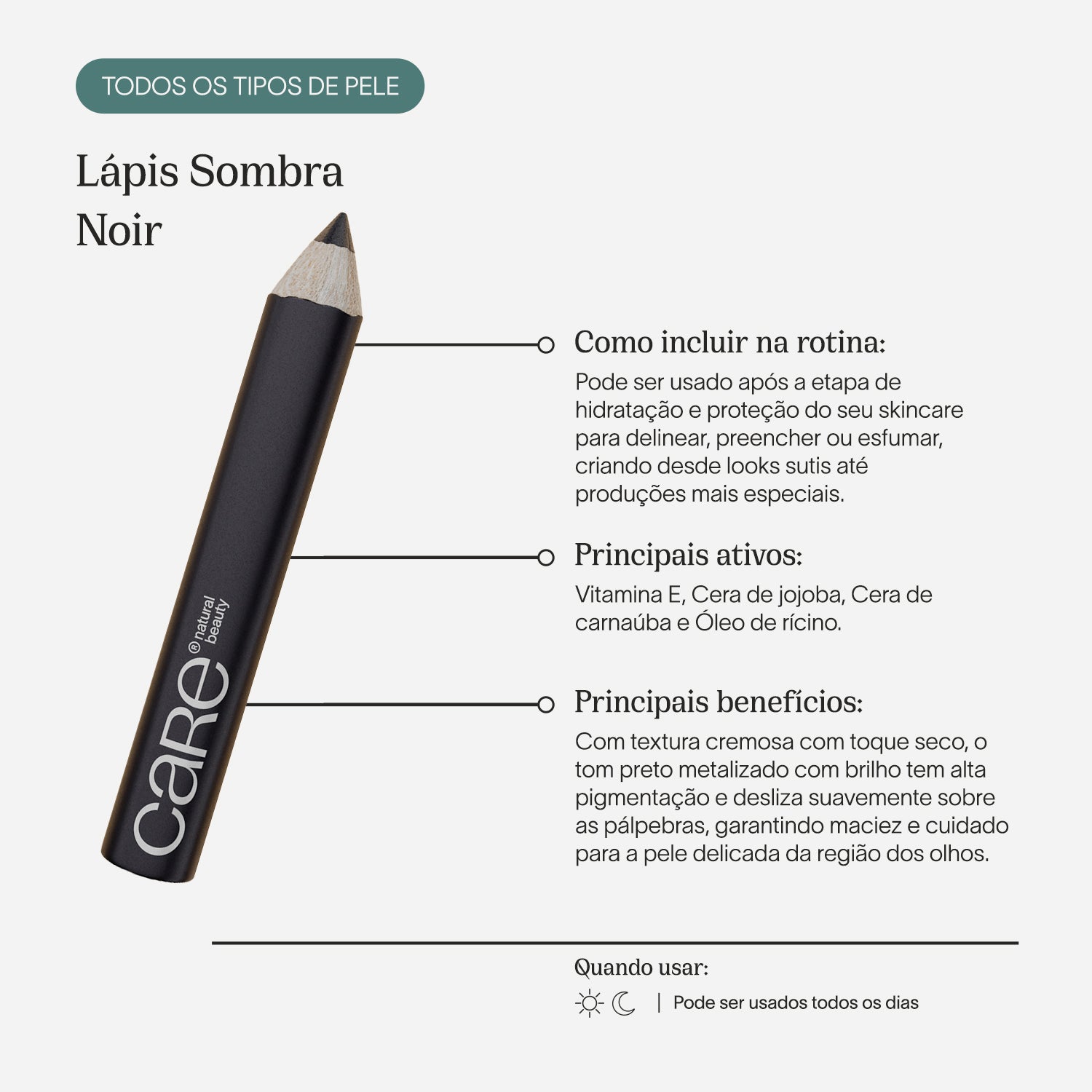 Lápis Sombra | Noir