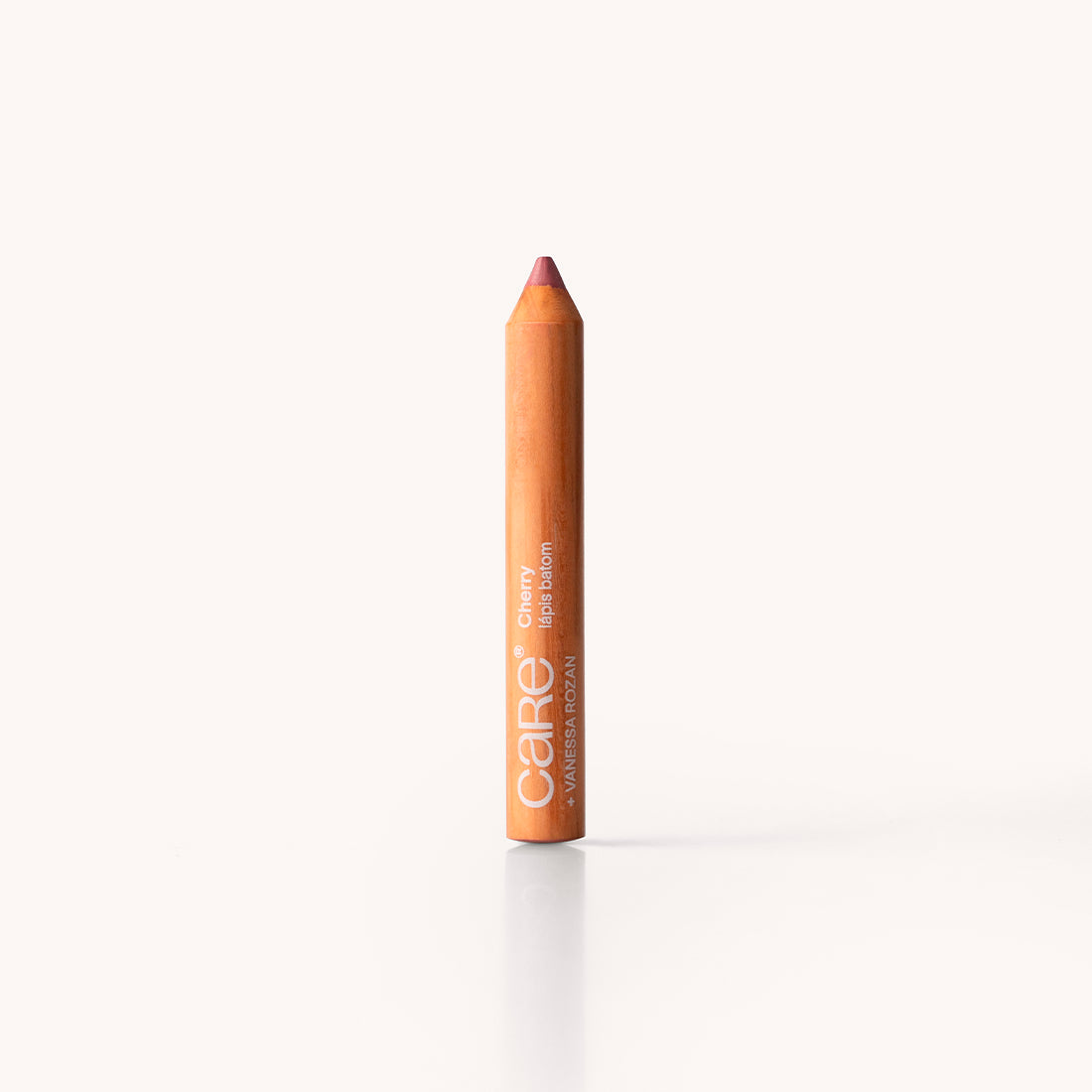 🎁 Lápis Batom CARE + Vanessa Rozan | Cherry (100% off)