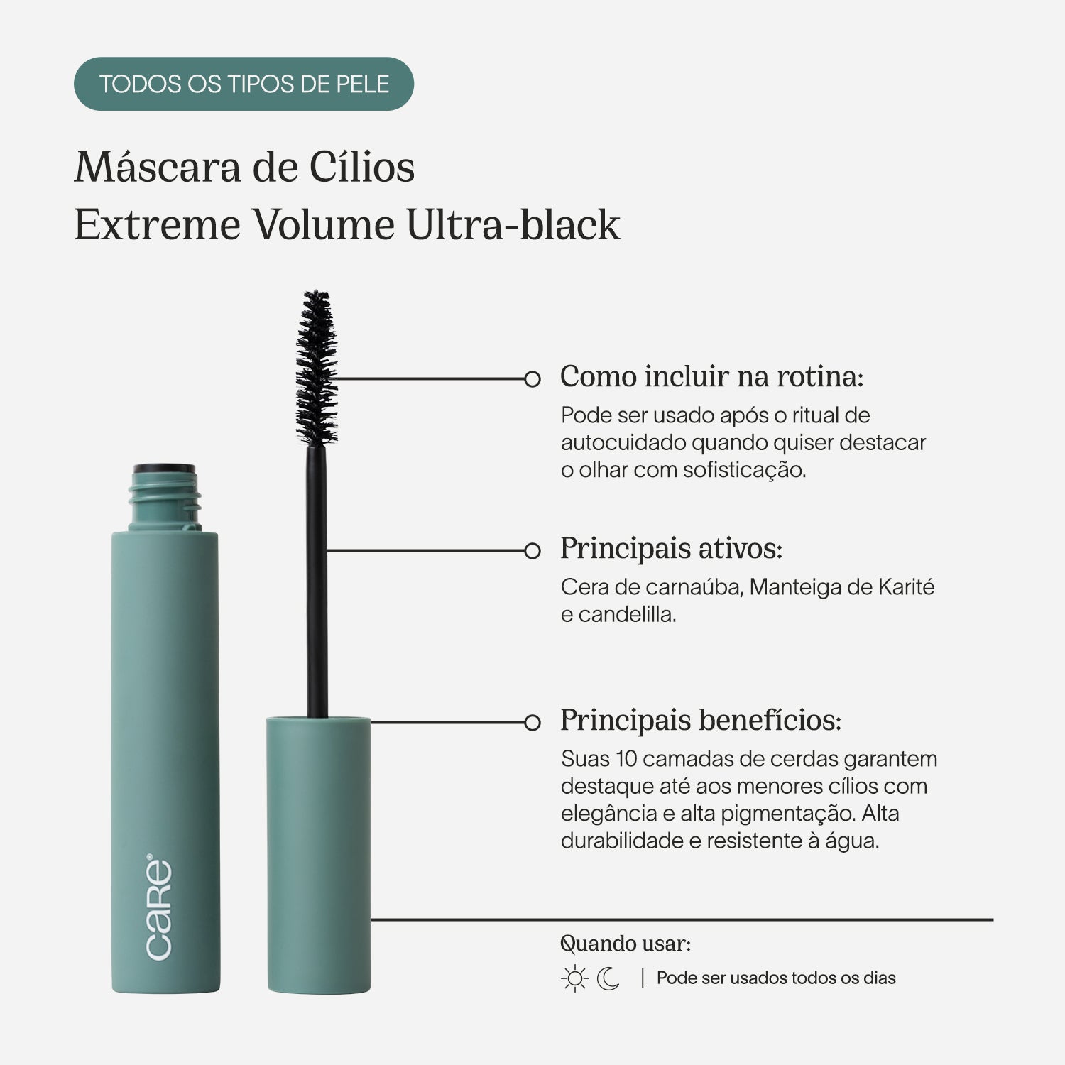 Máscara de Cílios | Extreme Volume Ultra-black