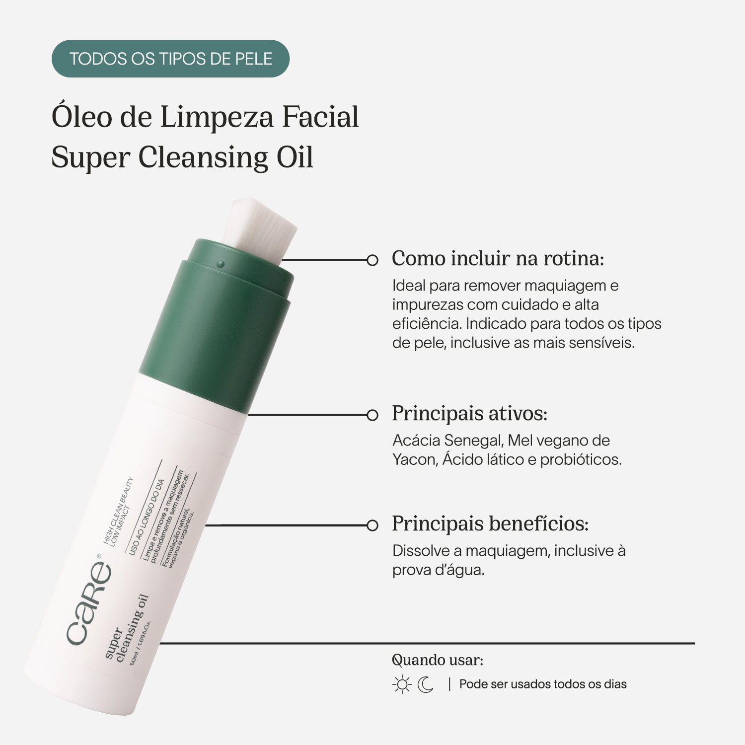 Óleo de Limpeza Facial Super Cleansing Oil | CARE – CARE Natural