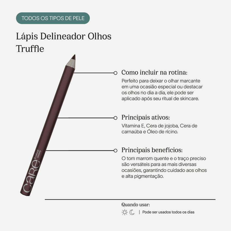 Lápis Delineador Olhos | Truffle